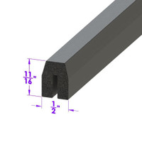 Sold By The Foot - Fender Splash Panel Seal-LP 15-L