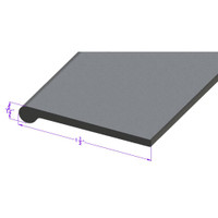 Sold By The Foot - Fender welt. All rubber type with large 3/16 in-LP 15-X