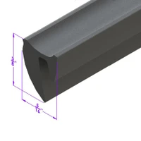 Sold By The Foot - Edge Beading. For trimming edges of tail-lights-LP 17-C