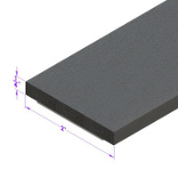 Sold By The Foot - Camper Top Seal. 2" wide X 3/16" thick-LP 20025