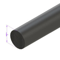 Sold By The Foot - .50 Round Extrusion-LP 2062