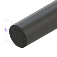 .625 Round Extrusion.  Sold by the foot-LP 2065