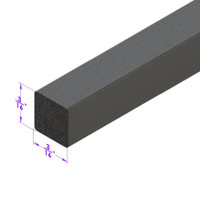 .20 Square Extrusion.  Sold by the foot-LP 2112