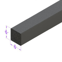 Sold By The Foot - .20 Square Extrusion-LP 2112