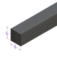 Sold By The Foot - .475 Square Extrusion-LP 2120