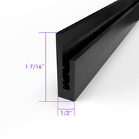 Large "U" Channel.  For covering rough fiberglass edges-LP 23-D
