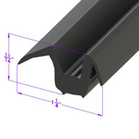 Windshield Gasket.  Sold by the foot.  -LP 32-D