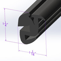 Windshield and Rear Window Seal  -LP 30-S/WO Windshield and Rear Window Seal  -LP 30-S/WO