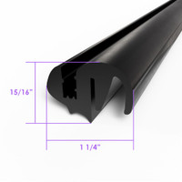 Sold By The Foot - Rear Windshield Seal. For 2-door hardtops-LP 30-J