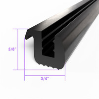 Sold By The Foot - Fixed Quarter Window Seal-LP 31-C
