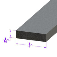 Sold By The Foot - Adhesive Backed Weatherstripping. 3/4" wide X 3/16" thick-LP 31634