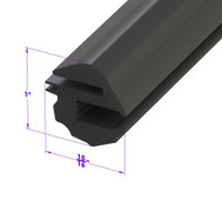 Windshield Glass Seal.  Sold by the foot.-LP 33