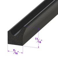 Sold By The Foot - Door side seal. Same as LP 40-A, but for a heavier seal-LP 40