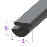 Sold By The Foot - Trunk Seal. Sponge rubber-LP 56