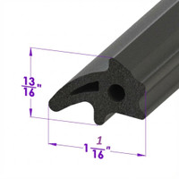 Deck lid Seal.  Installs in trunk gutter.  Sponge rubber-LP 46
