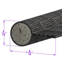 Black, Cloth-Covered Sponge Windlace-LP 57-A