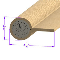 Tan, Cloth-Covered Sponge Windlace-LP 57-C