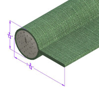 Forest Green, Cloth-Covered Sponge Windlace-LP 57-J