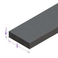 Sold By The Foot - Trunk and Universal Sponge Seal. 1/2" X 1/8"-LP 58-K