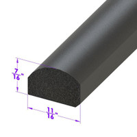 Sold By The Foot - Door side seal. Universal-LP 60