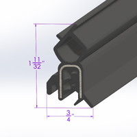 Trunk Seal for Hatchback and Coupe.  Sold by the foot.-LP 70-D