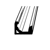 Front Bow to Windshield Seal.  Sold by the foot-LP 95-B Front Bow to Windshield Seal.  Sold by the foot-LP 95-B