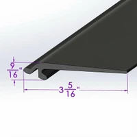 Sold By The Foot - Cab to Running Board Seal-LP 98-B