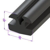 Sold By The Foot - Windshield and Rear Window Seal, with Lockstrip-LP 99