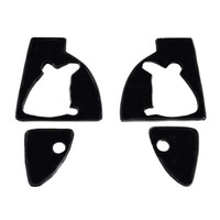 Door Handle Beaded Mounting Pad Set-MP 1007-J Door Handle Beaded Mounting Pad Set-MP 1007-J