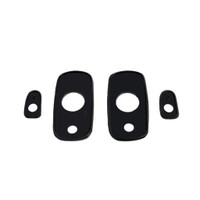 Door Handle Pads.  2-5/8" long & 1" long.  Set of 4 R&L-MP 1104-B