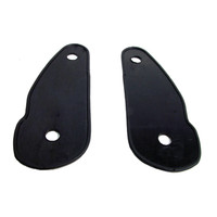 Windshield Post Pads.  2-1/8" wide X 5-3/8" long.  Pair-MP 111-R