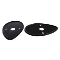 Turn Signal Pads.  Black.  2-3/4" wide X 4-1/4" long.  Pair-MP 116