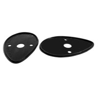 Turn Signal Pads.  Gray.  2-3/4" wide X 4-1/4" long.  Pair-MP 116-B