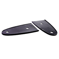 Headlight Bar Pads.  2-3/4" wide X 5" long.  Pair-MP 120-C