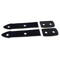 Trunk Hinge Pads.  1-5/8" wide X 8-3/8" long.  4-Piece Set-MP 335-B