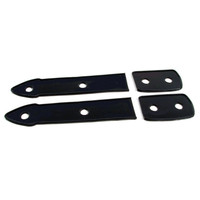 Trunk Hinge Pads.  1-5/8" wide X 8-3/8" long.  4-Piece Set-MP 335-B