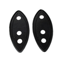 Headlight Pads.  3-3/8" wide X 7-7/8" long.  Pair-MP 380