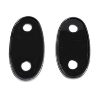 Side Door Lock Pads.  2-1/2" wide X 1-1/4" long.  Pair-MP 476