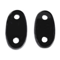 Side Door Lock Pads.  2-1/2" wide X 1-1/4" long.  Pair-MP 476