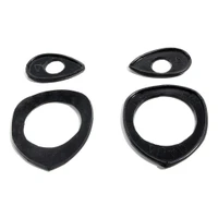 Door Handle Pads.  1-7/8" long and 1-3/8" long.  Pair R&L-MP 484-D