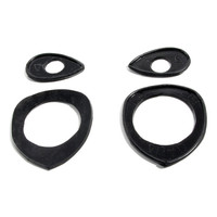 Door Handle Pads.  1-7/8" long and 1-3/8" long.  Pair R&L-MP 484-D