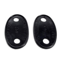 Headlight Bar Pads.  1-7/8" wide X 3-1/4" long.  Pair-MP 485