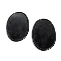 Headlight Pads.  2-1/8" wide X 3-1/2" long.  Pair-MP 493-B