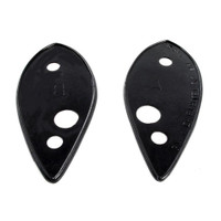 Headlight Bar Pads.  3" wide X 6-3/8" long.  Pair R&L-MP 540