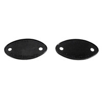 Headlight Pads.  2-3/8" wide X 4-1/8" long.  Pair-MP 672