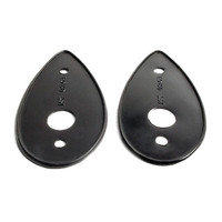Headlight Pads.  3-3/8" wide X 6-1/2." long.  Pair-MP 721