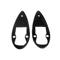 Headlight Pads.  3-7/8" wide X 11-1/4" long.  Pair-MP 890