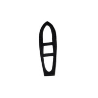 Left Hand Remote Mirror Pad.  1-1/4" wide X 4-1/4" long-MP 989-I