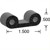 Sold By The Foot - Adhesive Backed Weatherstripping, Twin Bulb Style-MW 78350