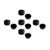 Cap-screw cover .62" (15.7mm) X .44" (11.2mm). Heat-proof Silicone. 10-pc set-NC 10-A